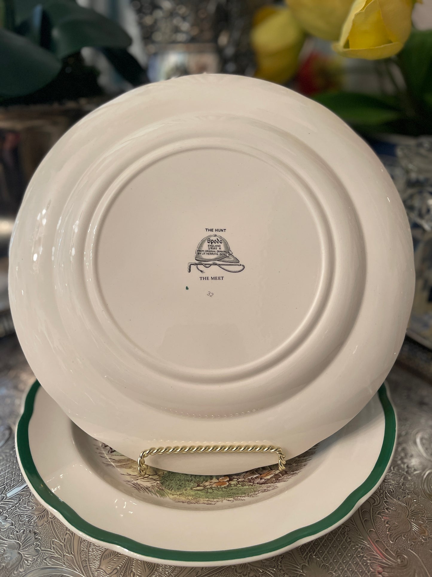 Spode ‘The Meet’ Dinner Plate, The Hunt Collection, Made in England