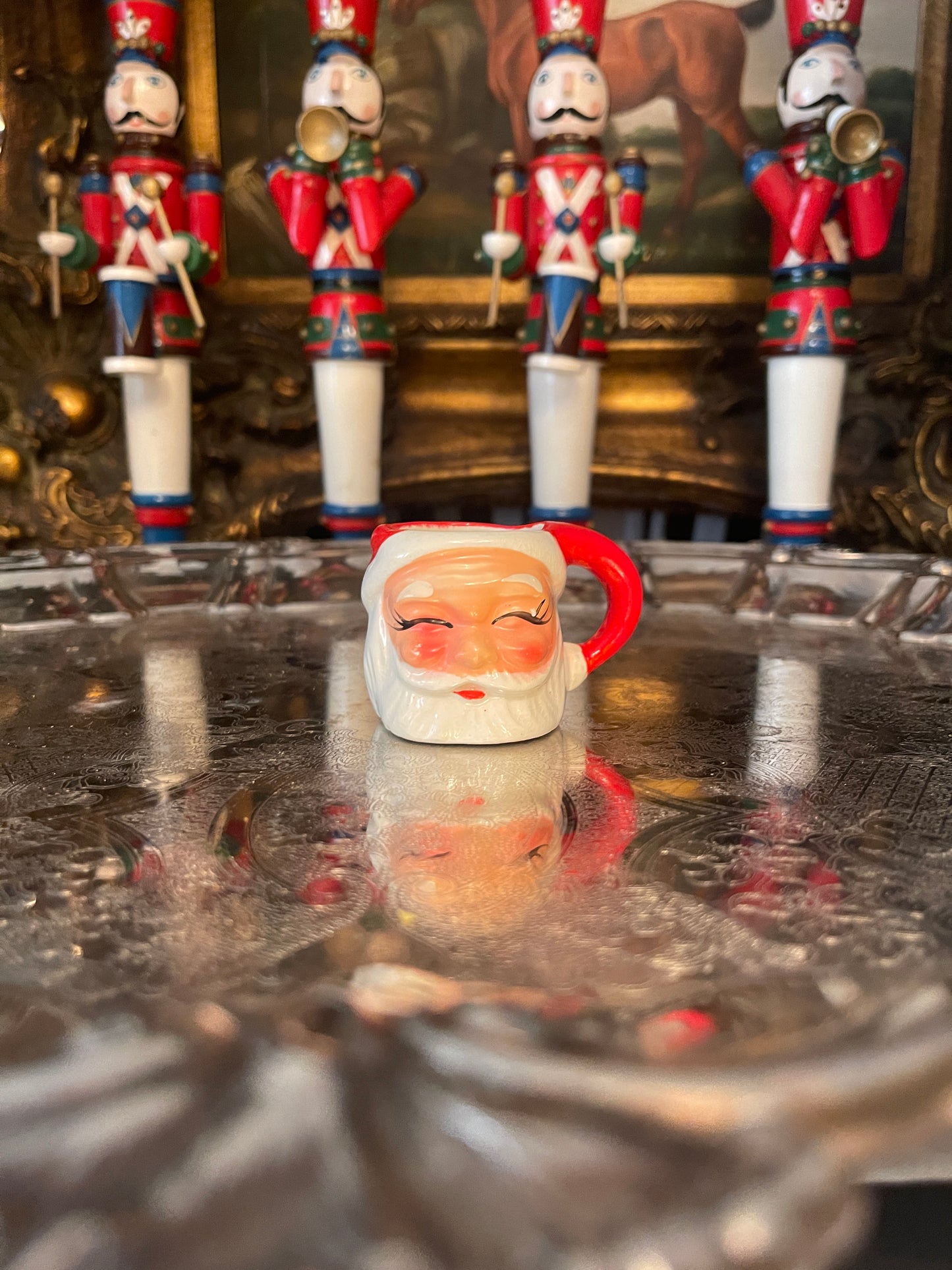 Mini Santa Mug- Both Eyes Closed