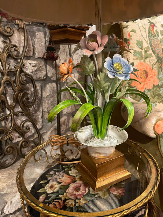 Vintage Tole Lamp