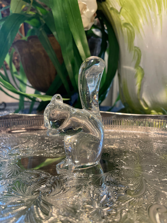 Vintage Crystal Squirrel, Baccarat