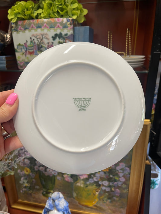Neiman Marcus Strawberry Plates- set of 5- Made in Japan