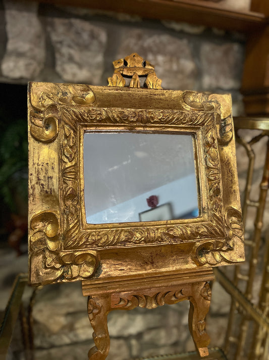 Vintage Italian Gilded Wood Mirror