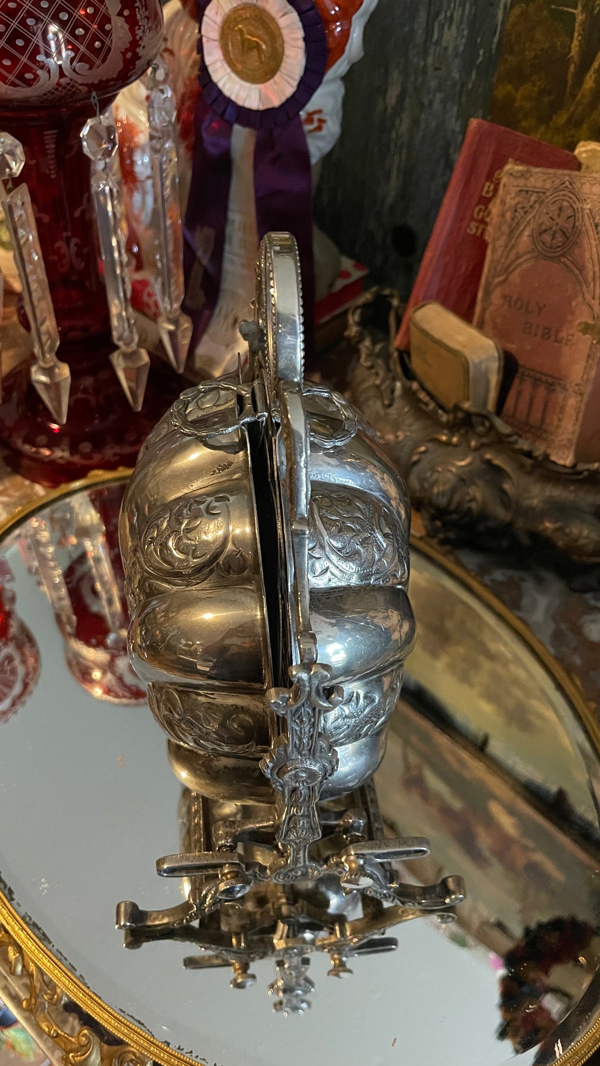 Silverplate Biscuit Warmer / Biscuit Server