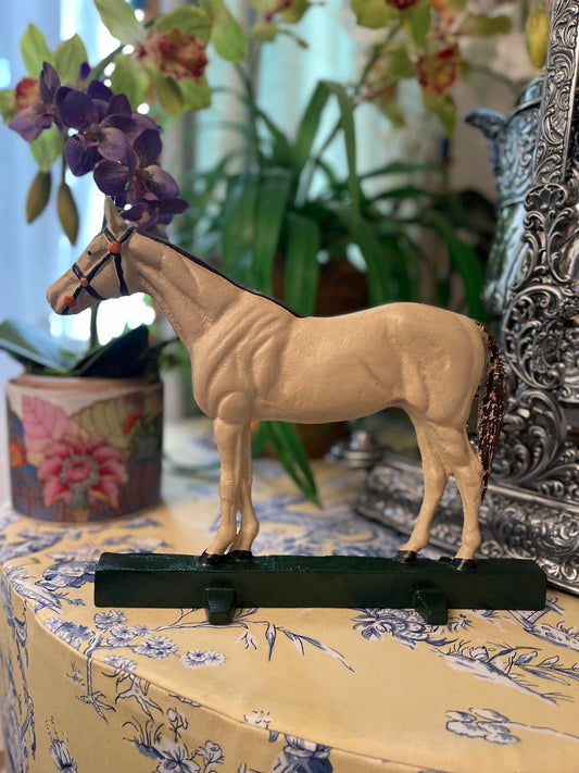 Cast Metal Horse Doorstop