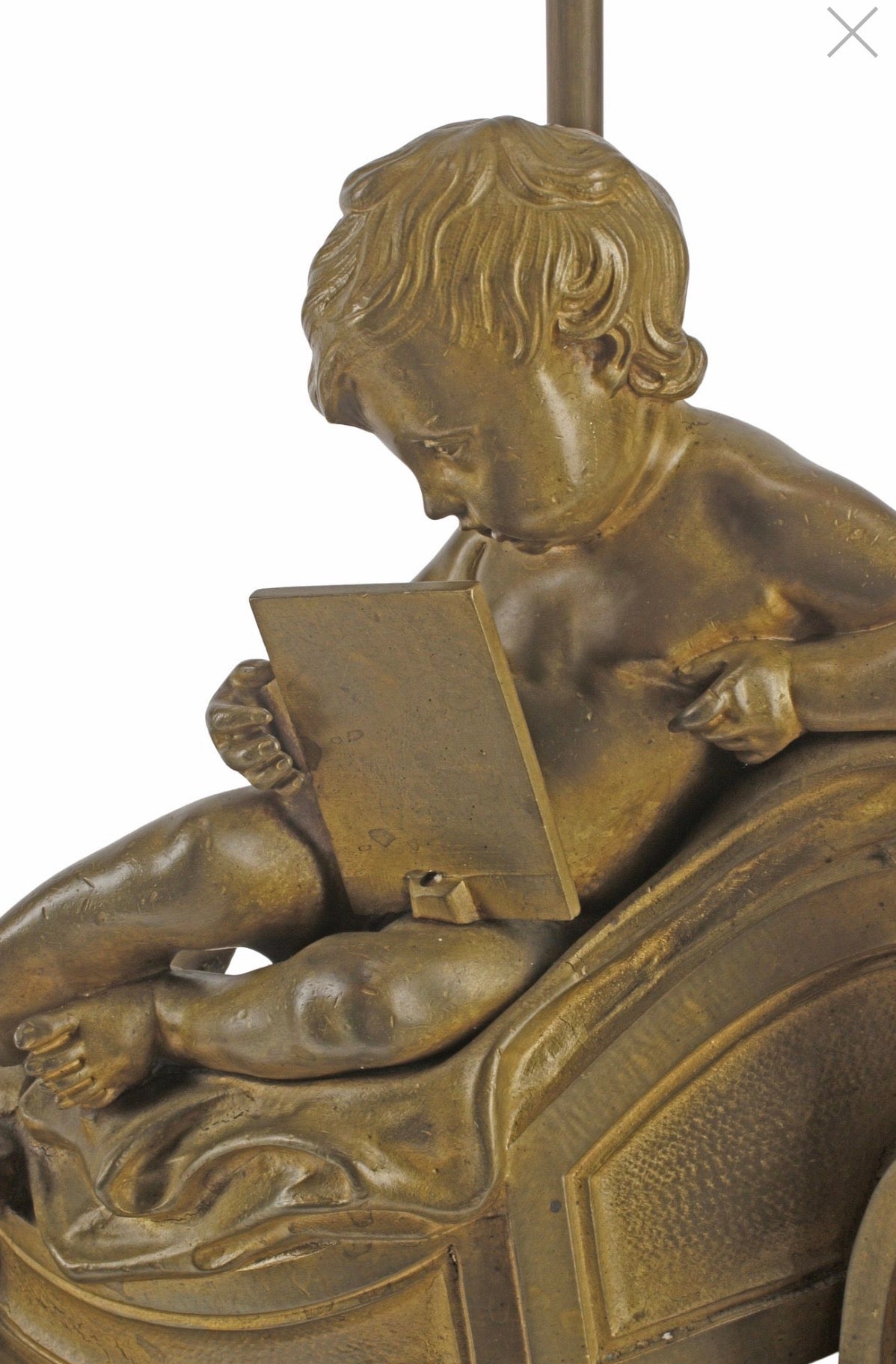 19th-Century Louis XV Style Bronze Doré Chenet Table Lamps | Pair