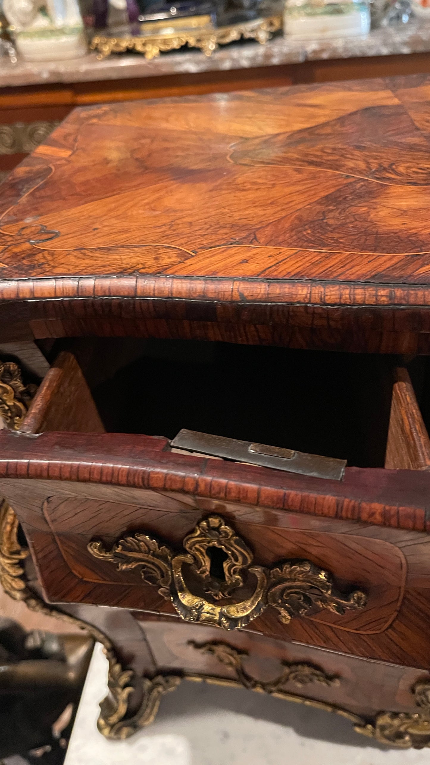 19th-Century French Miniature Commode | Coffre à Bijoux with Ormolu Mounts, Four Drawers