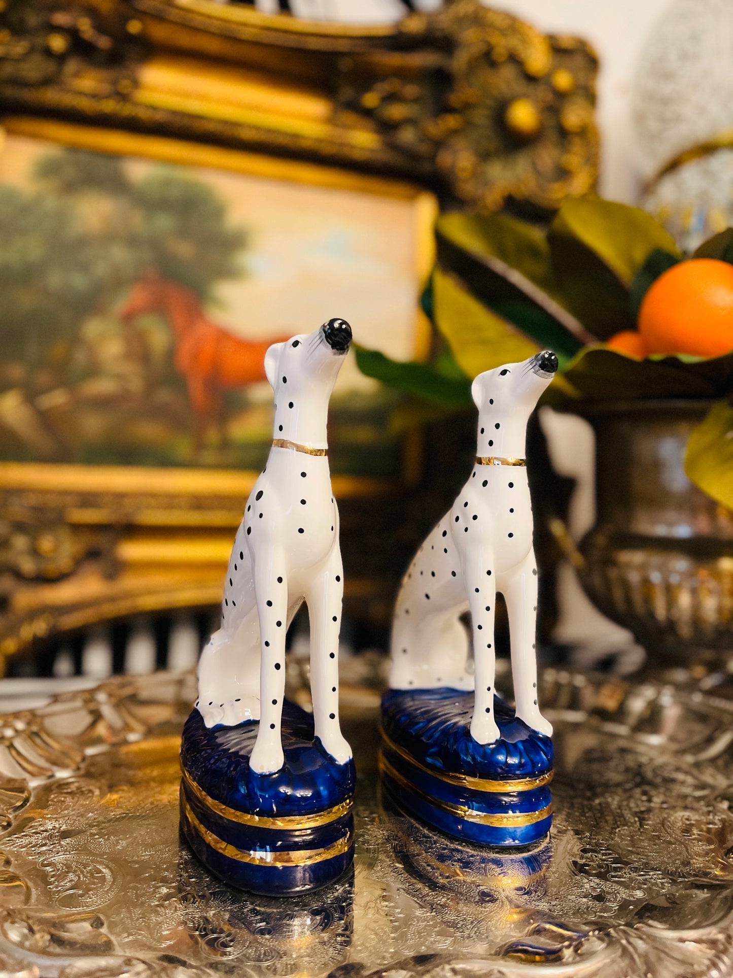 Fitz and Floyd Staffordshire Style Dalmatians, Made in Japan