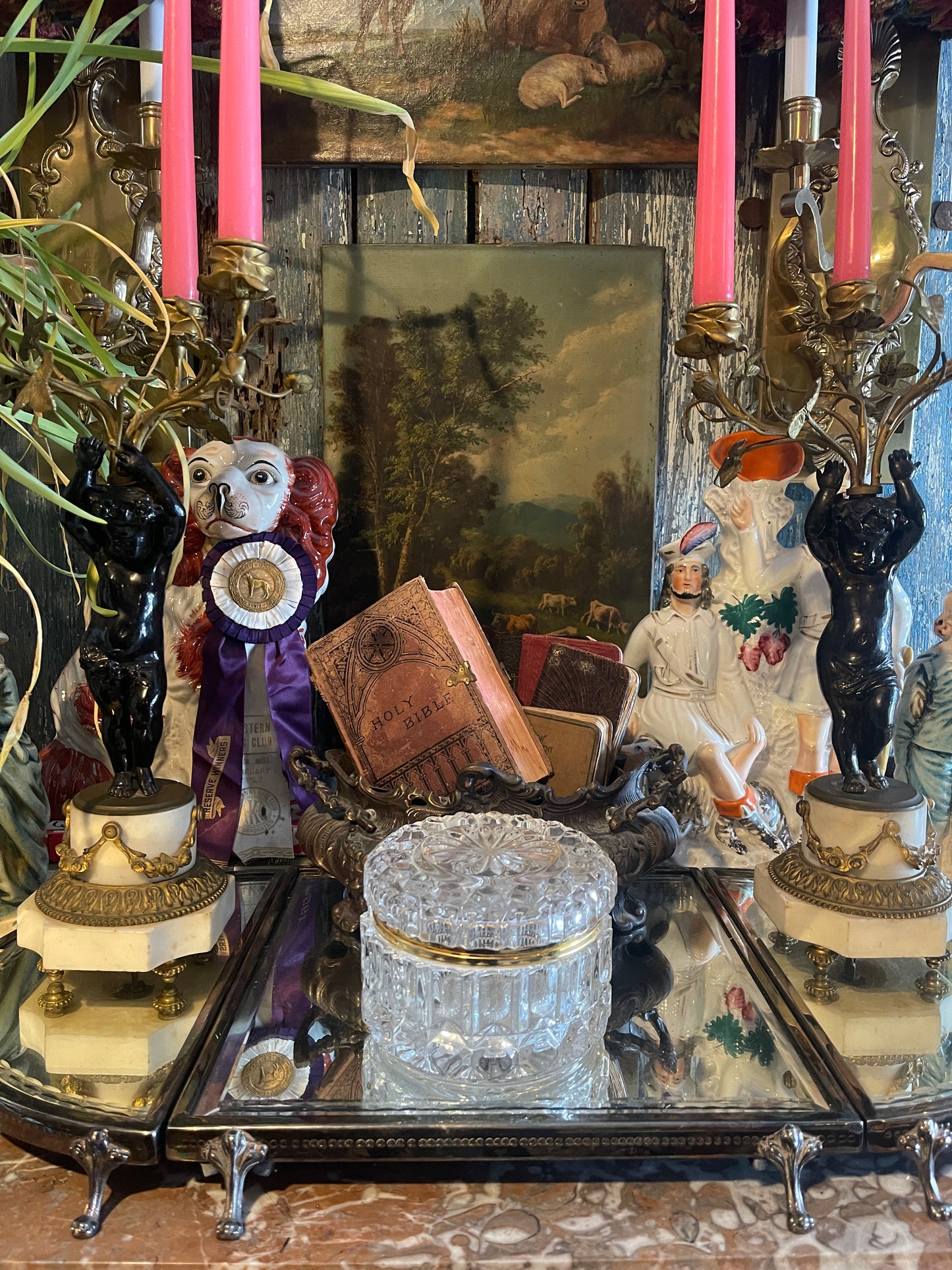 Vintage Cut Crystal Casket