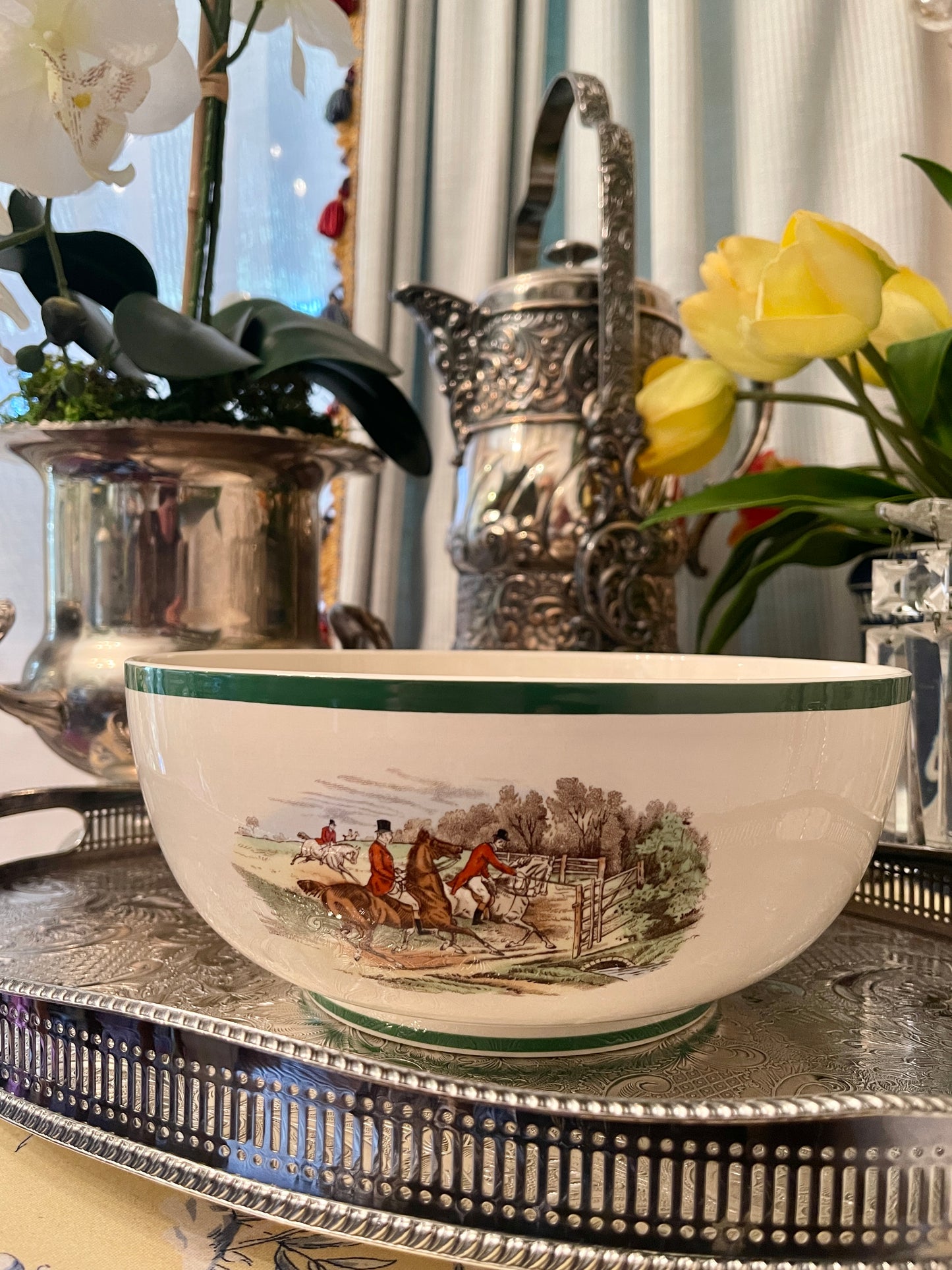 Spode ‘The Huntsman’ Serving Bowl, The Hunt Collection, Made in England