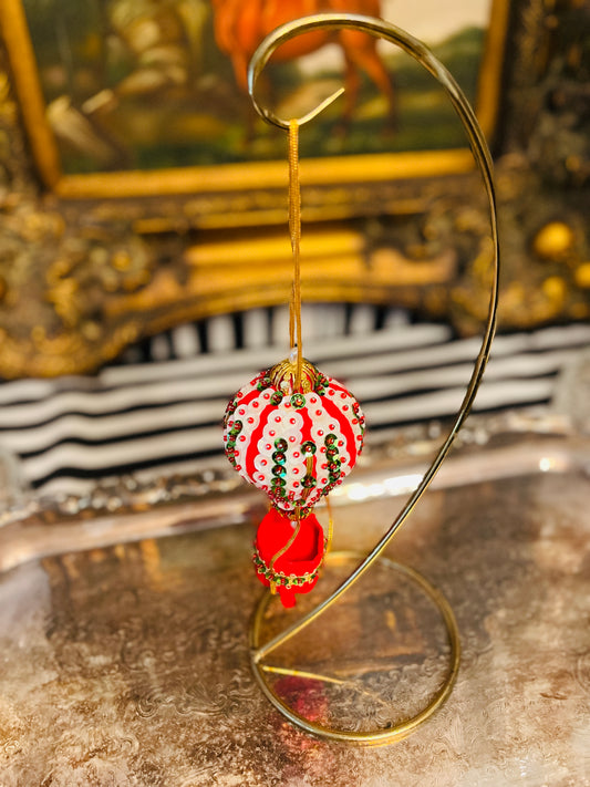 Hot Air Balloon Push Pin Christmas Ornament