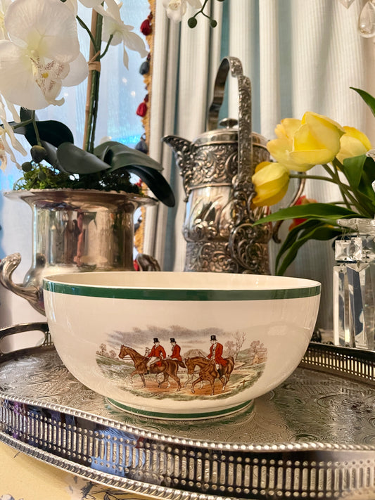 Spode ‘The Huntsman’ Serving Bowl, The Hunt Collection, Made in England