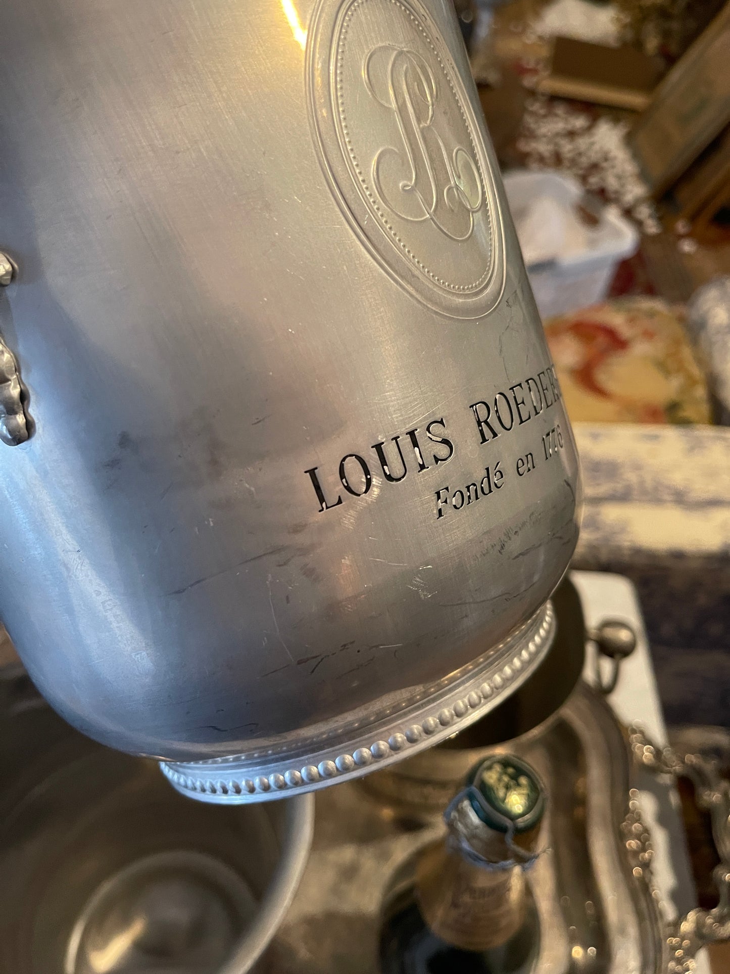 French Louis Roederer Champagne Cooler, Maison Founded 1776 · Classic French Barware