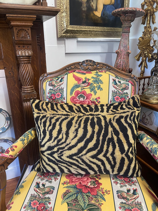 Luxe Animal Print Feather Down Pillow
