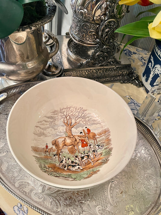Spode ‘The Huntsman’ Serving Bowl, The Hunt Collection, Made in England