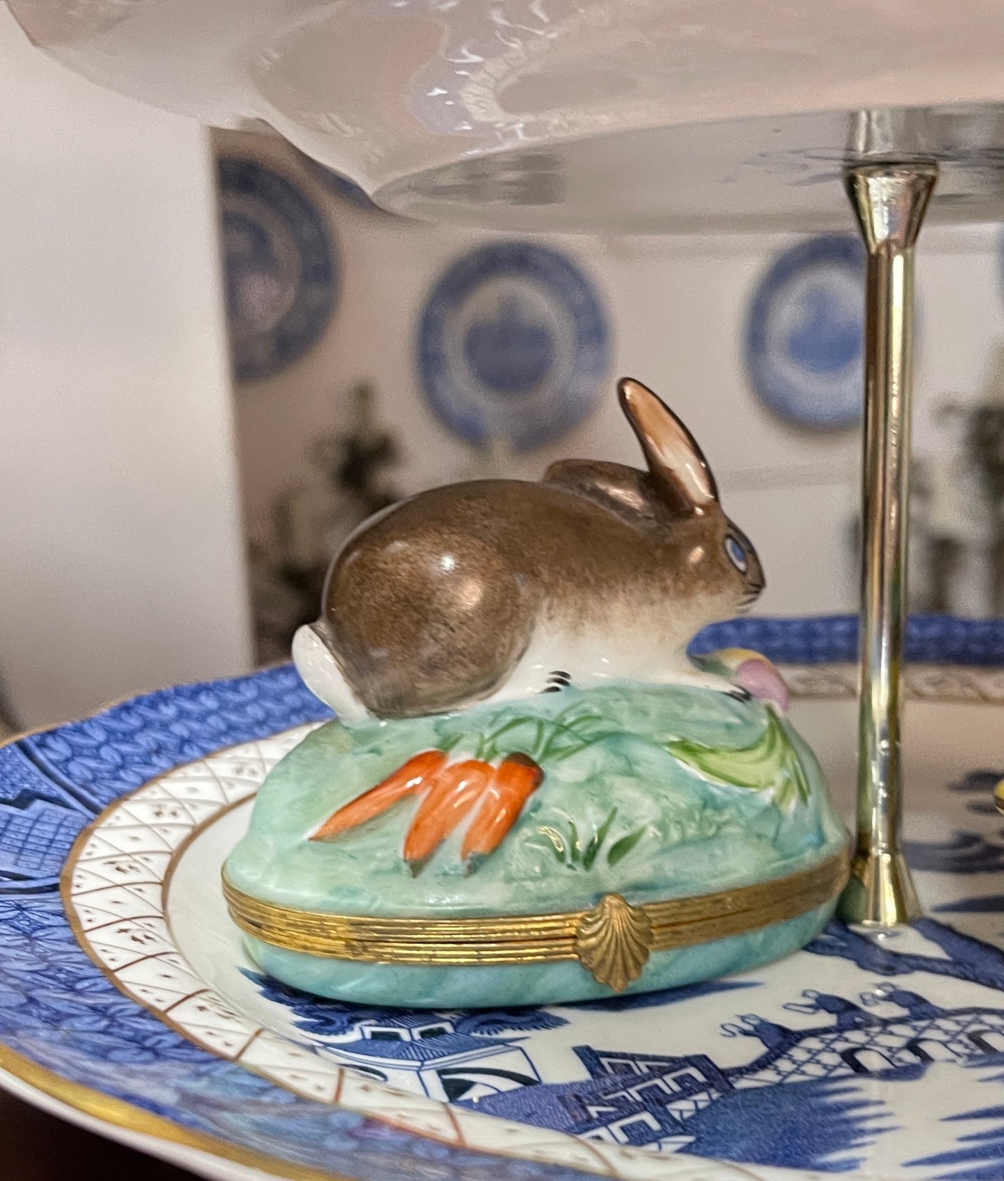 Limoges Box- Sweet Rabbit with Veggies