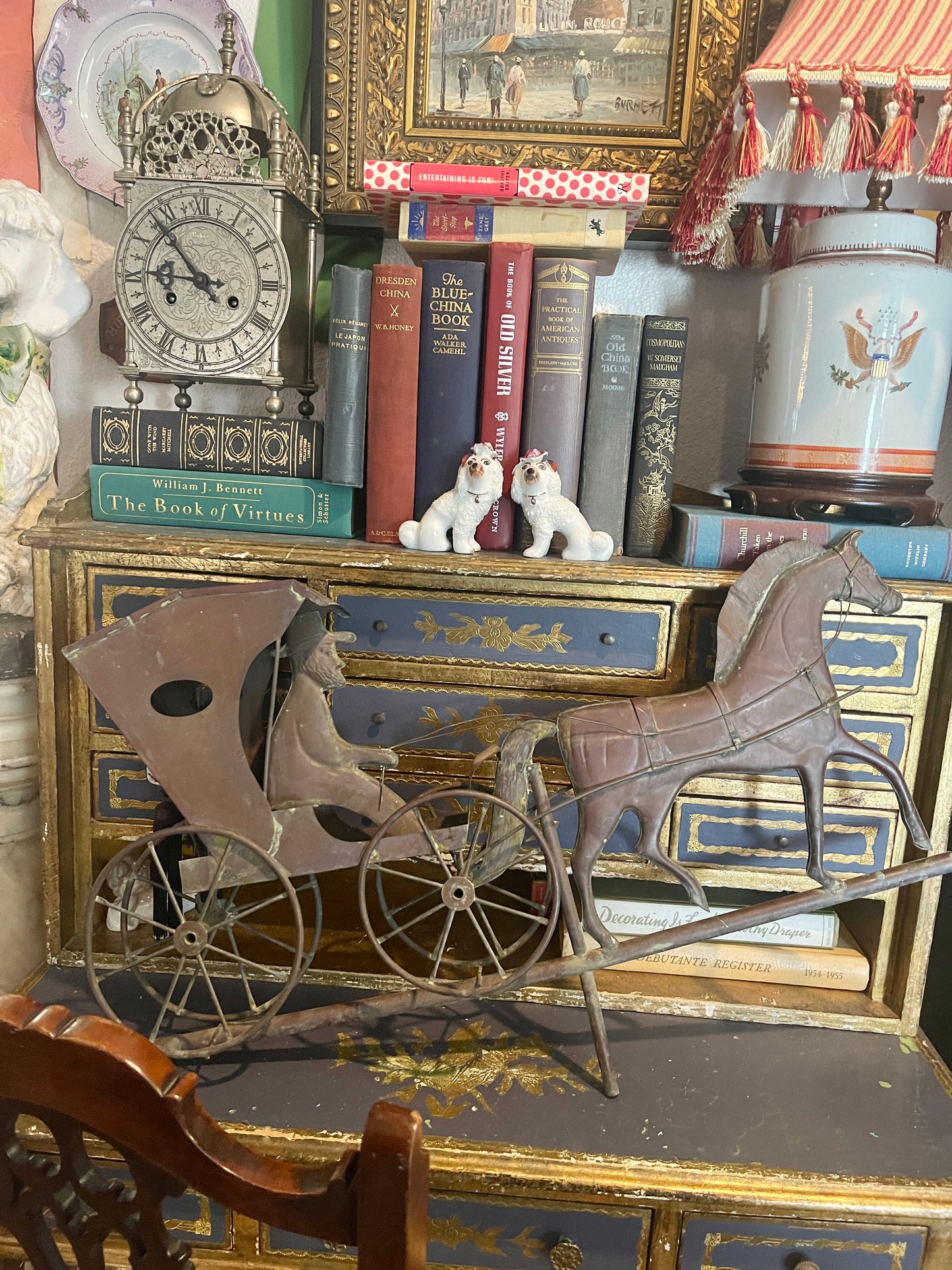 Vintage Horse and Buggy Weathervane
