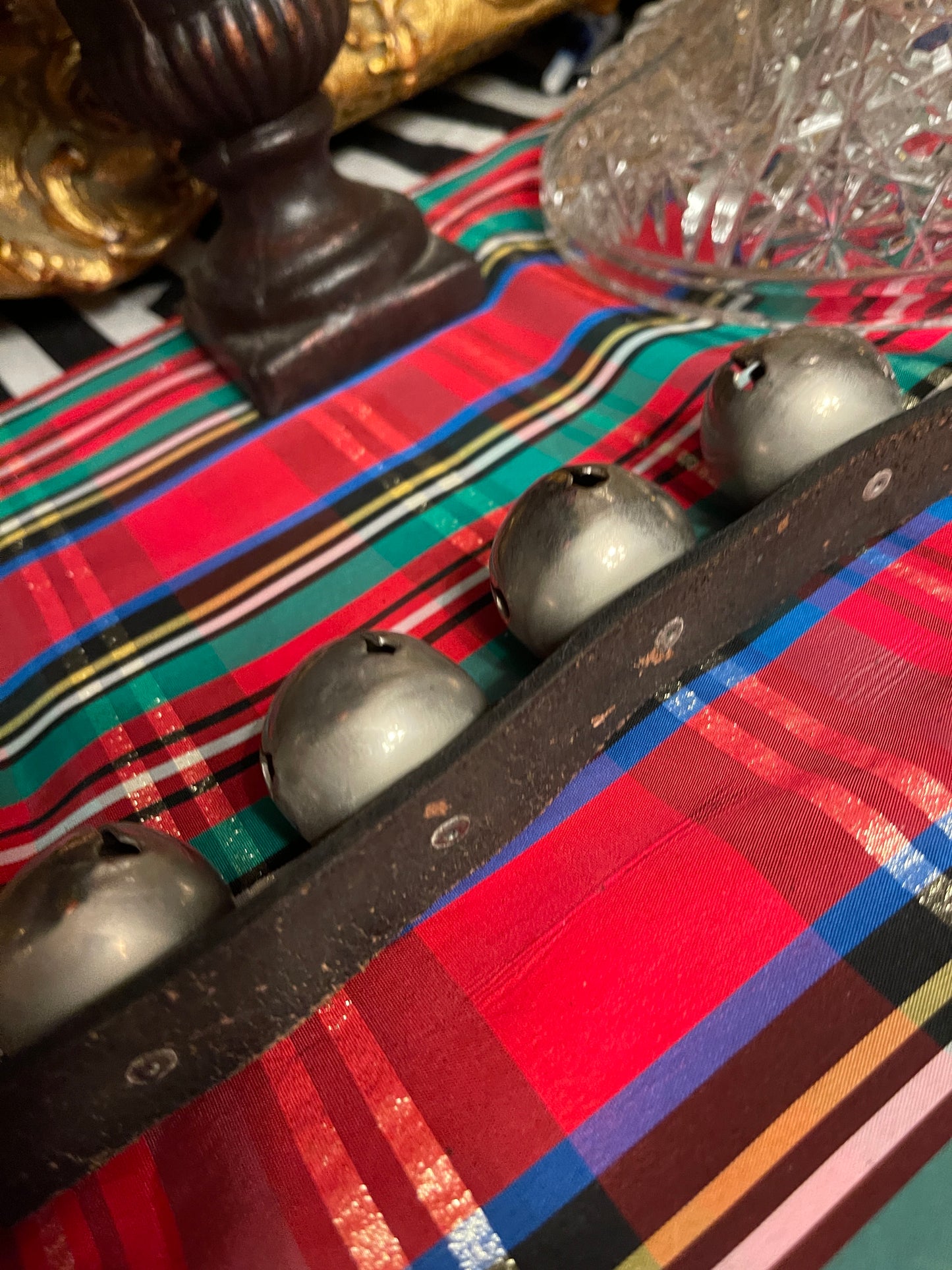 Vintage Sleigh Bells, Jingle Bells, Holiday Estate Decor
