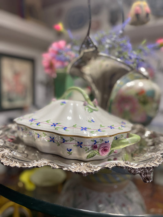 Herend Blue Garland Tureen