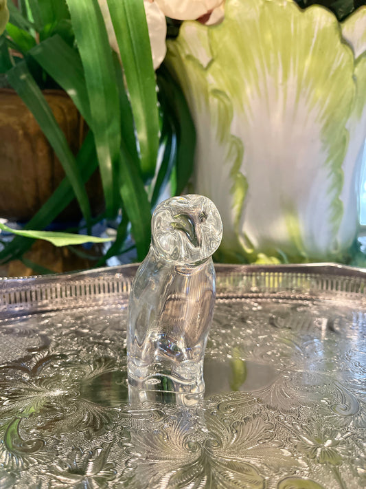 Baccarat Crystal Owl