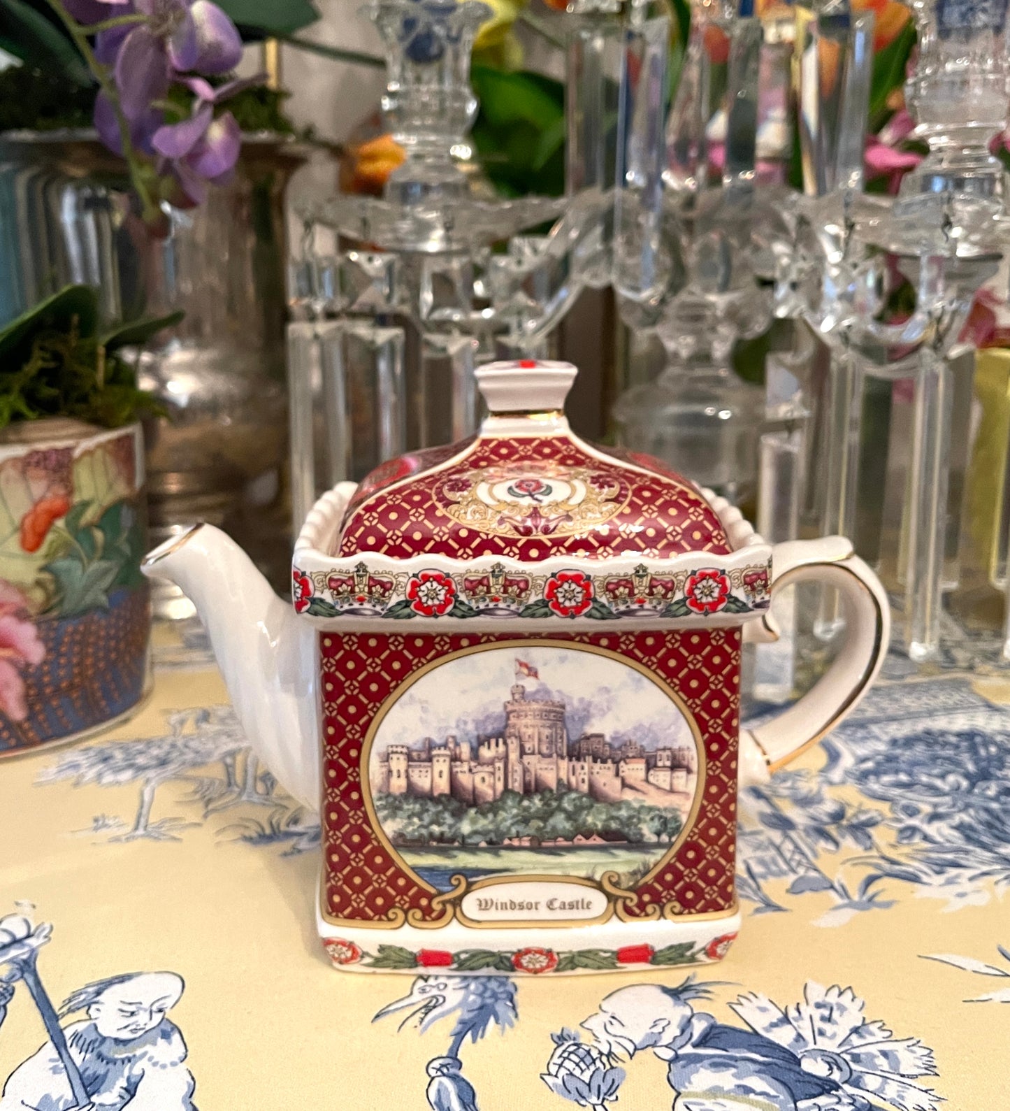 Vintage Windsor Castle Teapot by James Sadler, Made in England, Best of the British Series