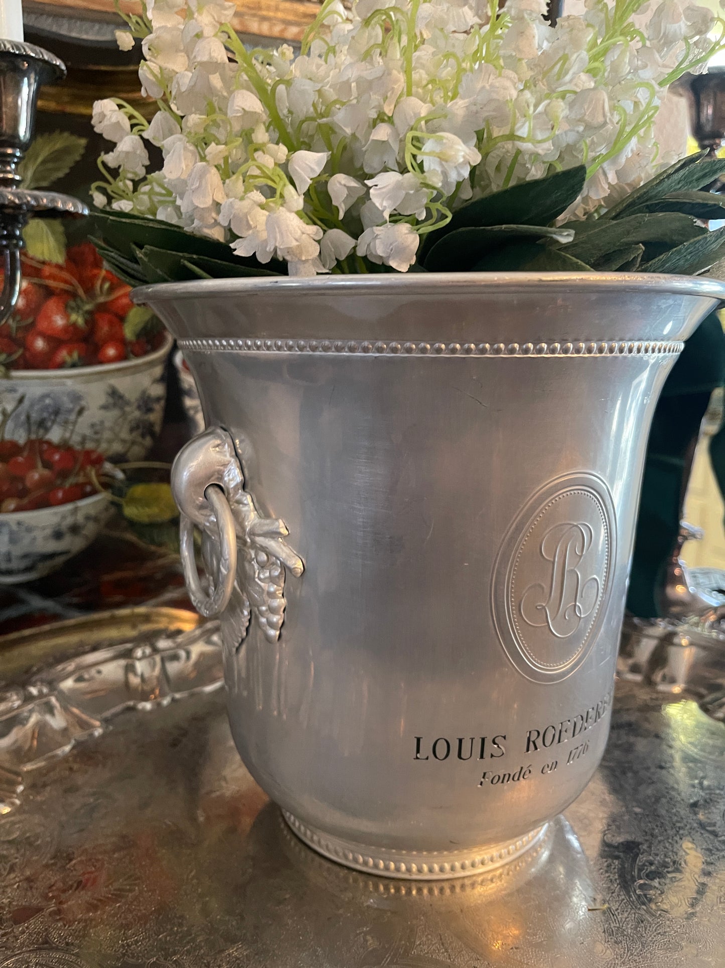 French Louis Roederer Champagne Cooler, Maison Founded 1776 · Classic French Barware