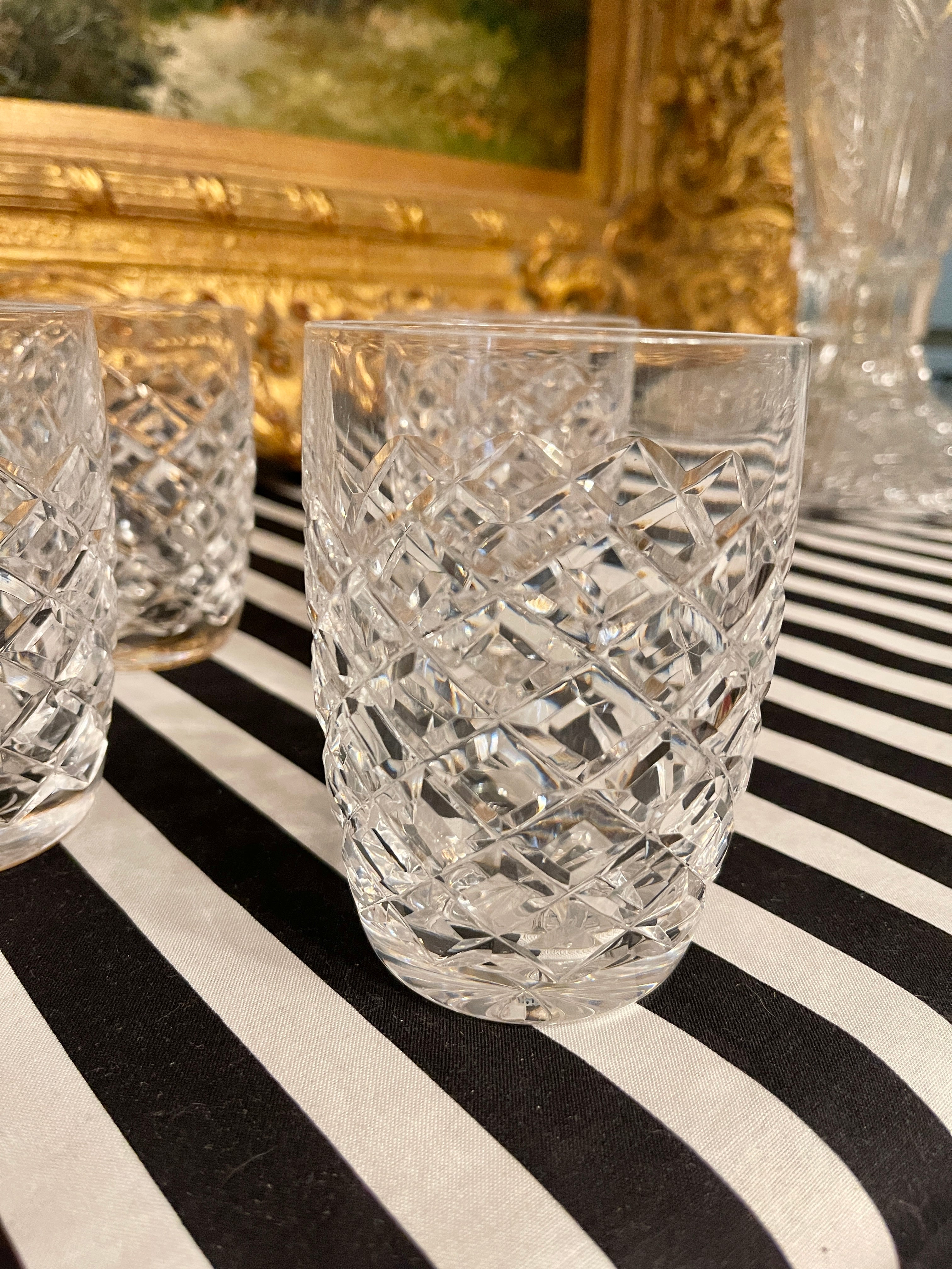 Waterford Crystal Double Old fashion Fashioned Tumblers