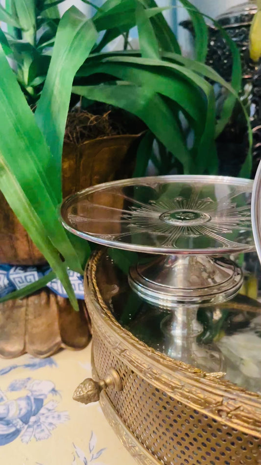 PAIR of Antique Tiffany & Co. Sterling Silver Tazzas, Estate Decor