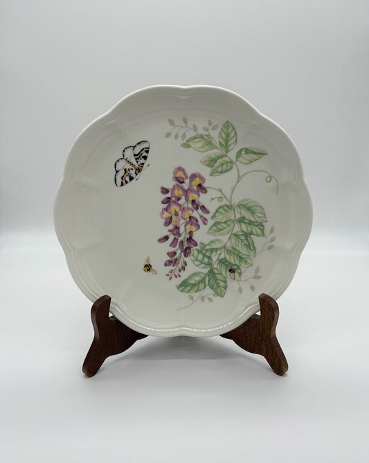 Lenox Butterfly Meadows Plate - Eastern Tailed Blue - Wisteria