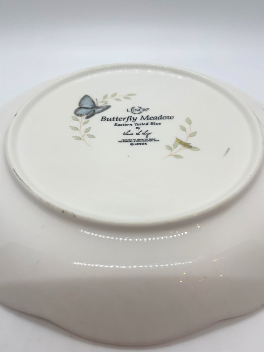 Lenox Butterfly Meadows Plate - Eastern Tailed Blue - Wisteria