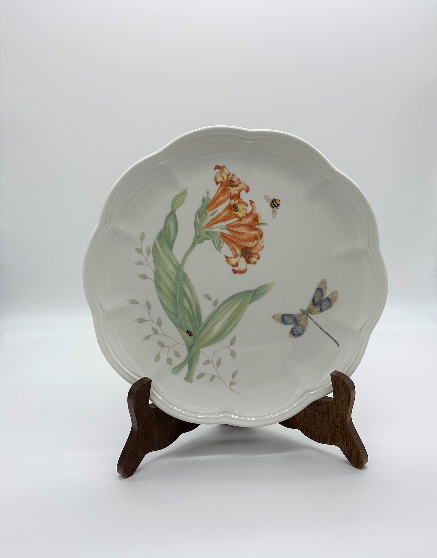 Lenox Butterfly Meadow Dragonfly Plate - Three Available