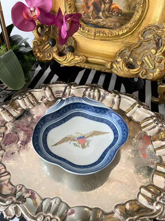 Mottahedeh Diplomatic Eagle Shell Dish