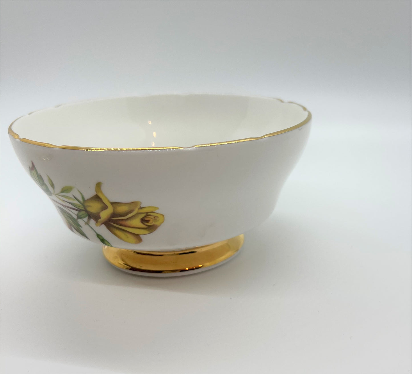 Paragon Yellow Rose Creamer and Sugar Bowl Set - Vintage  - Made in England