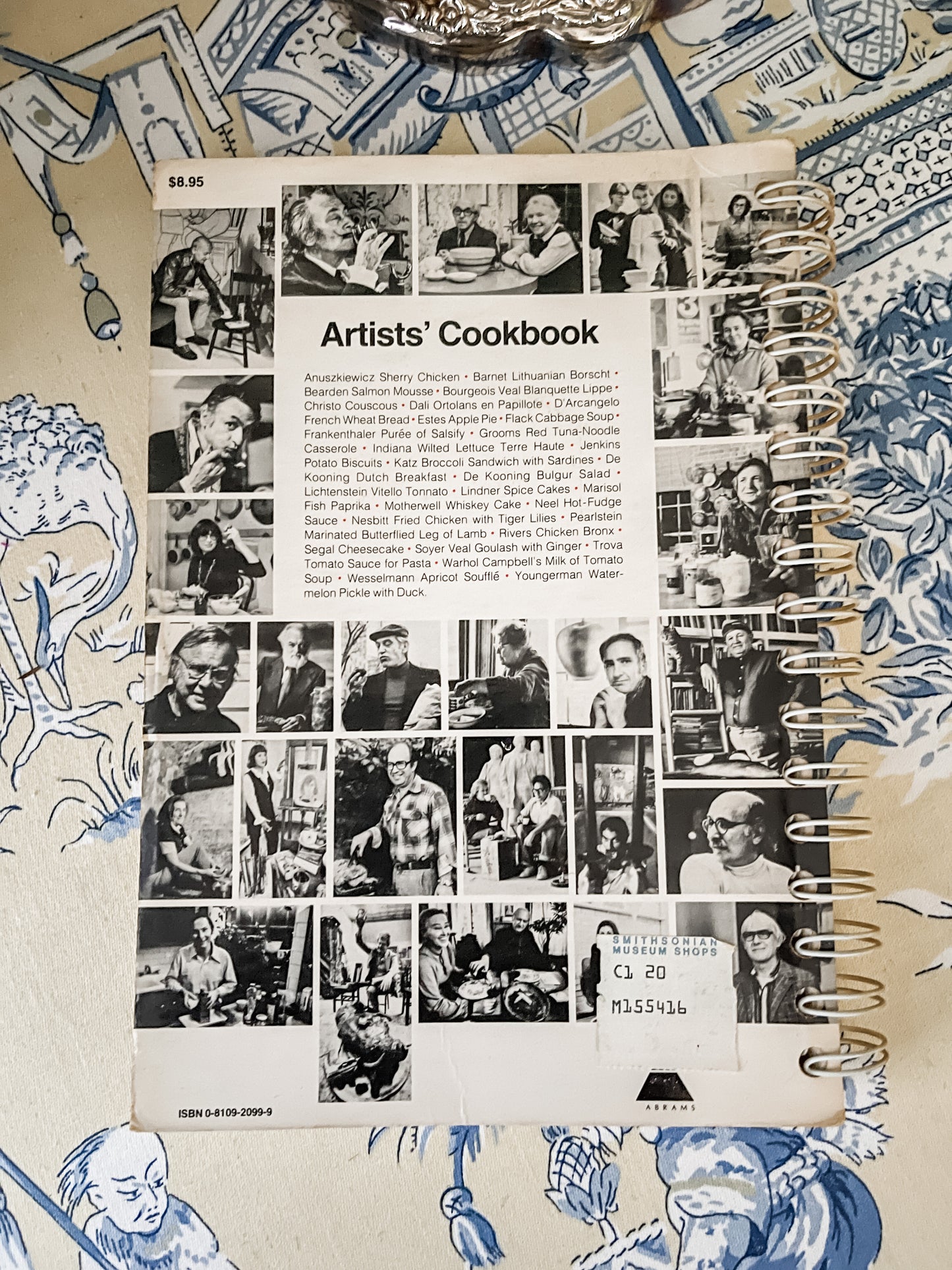 Metropolitan Museum of Art Artist’s Cookbook 1977 First Printing