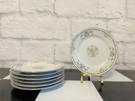 Juliet Cotillion Plates - Set of 7 - Vintage