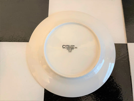 Juliet Cotillion Plates - Set of 7 - Vintage